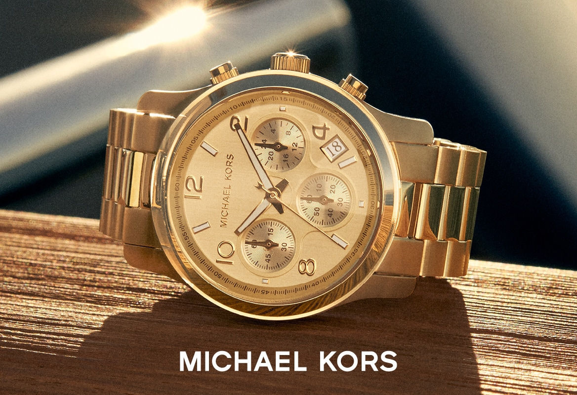 Bronze michael kors watch top