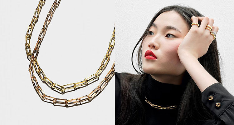 Gucci outlet personalised jewellery