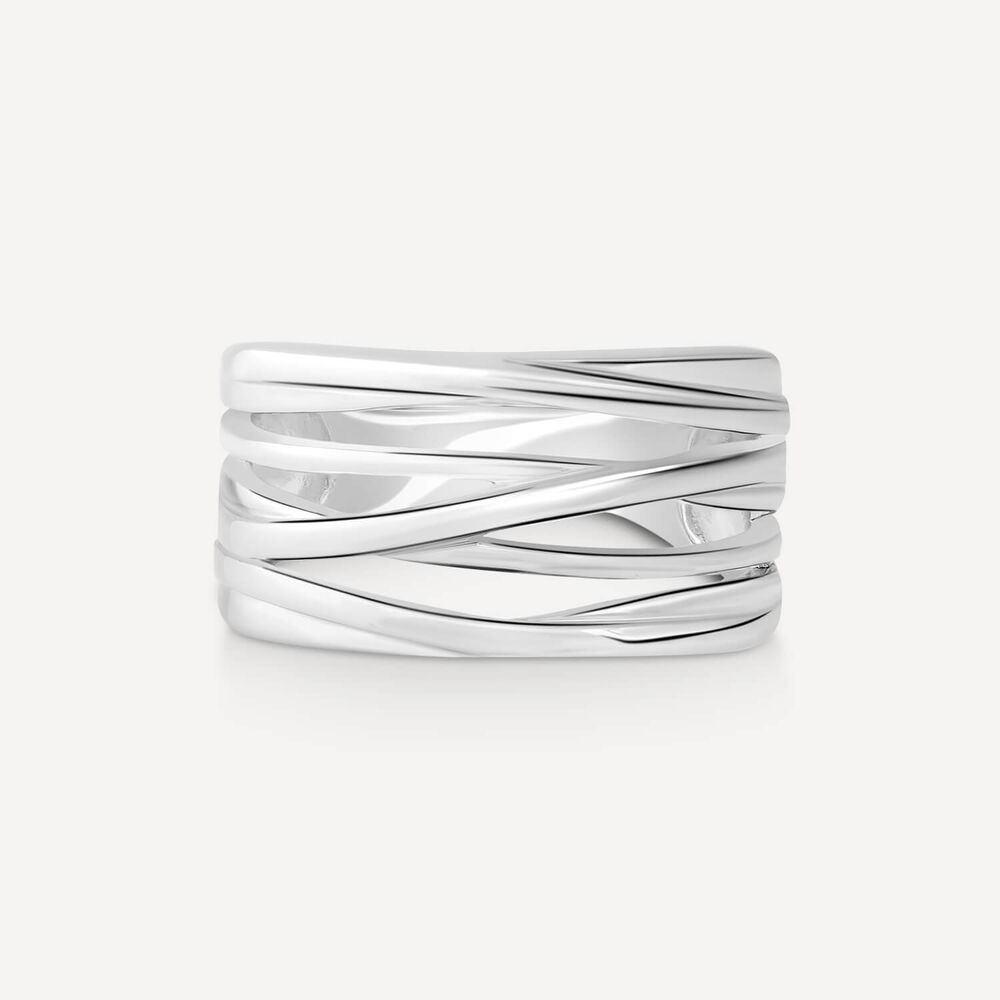 Sterling Silver Multi-row Ring