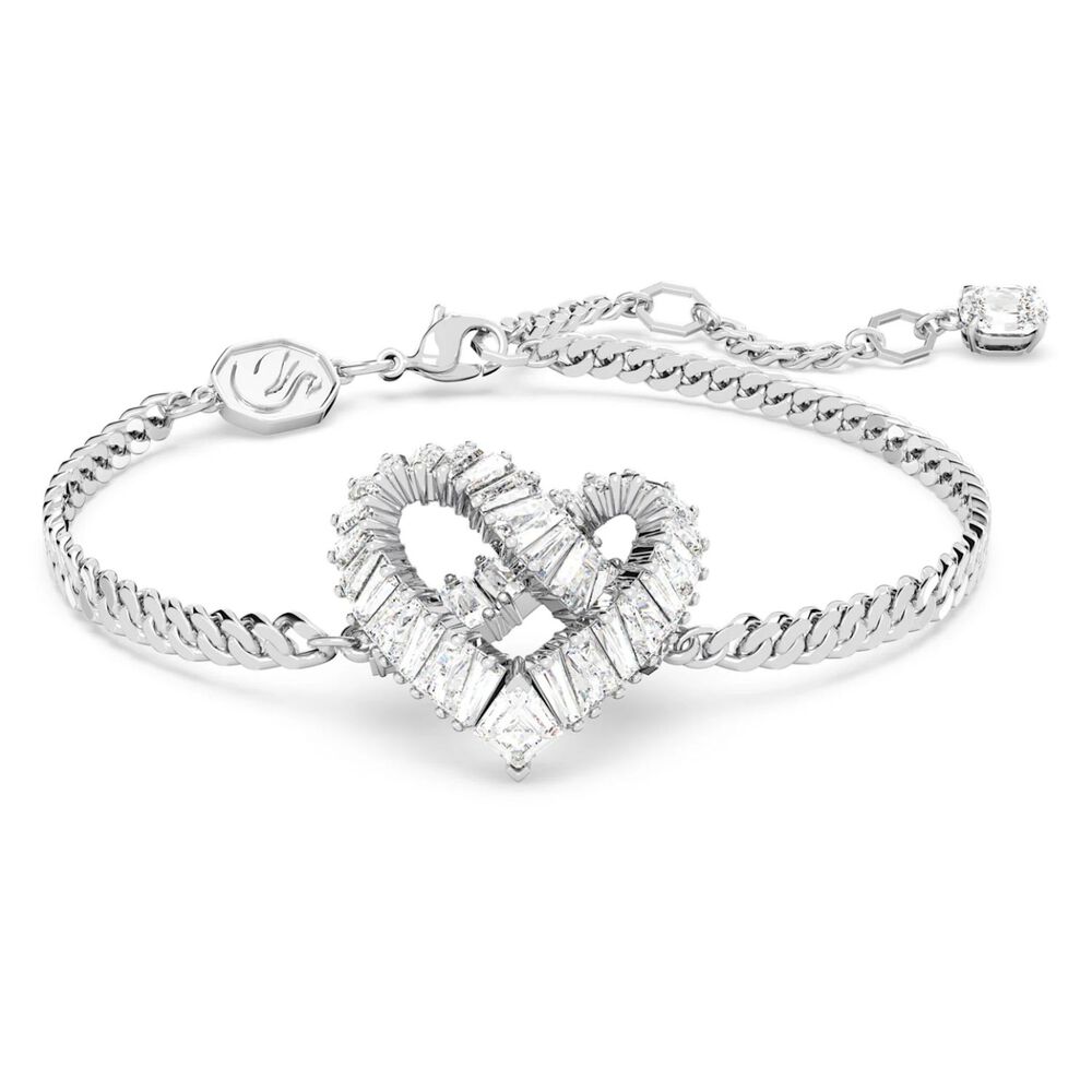 Swarovski Matrix Woven Heart Bracelet