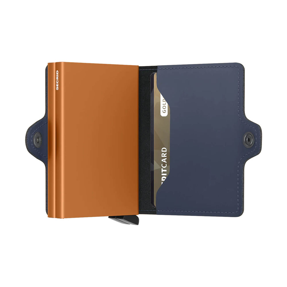 Secrid Matte Nightblue & Orange Twinwallet image number 2