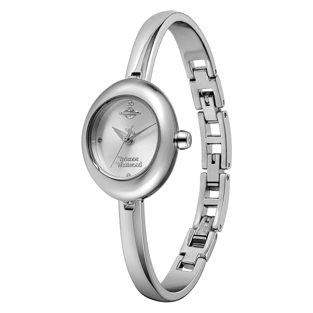 Vivienne Westwood Audley 22mm Silver Dial Steel Bracelet Watch