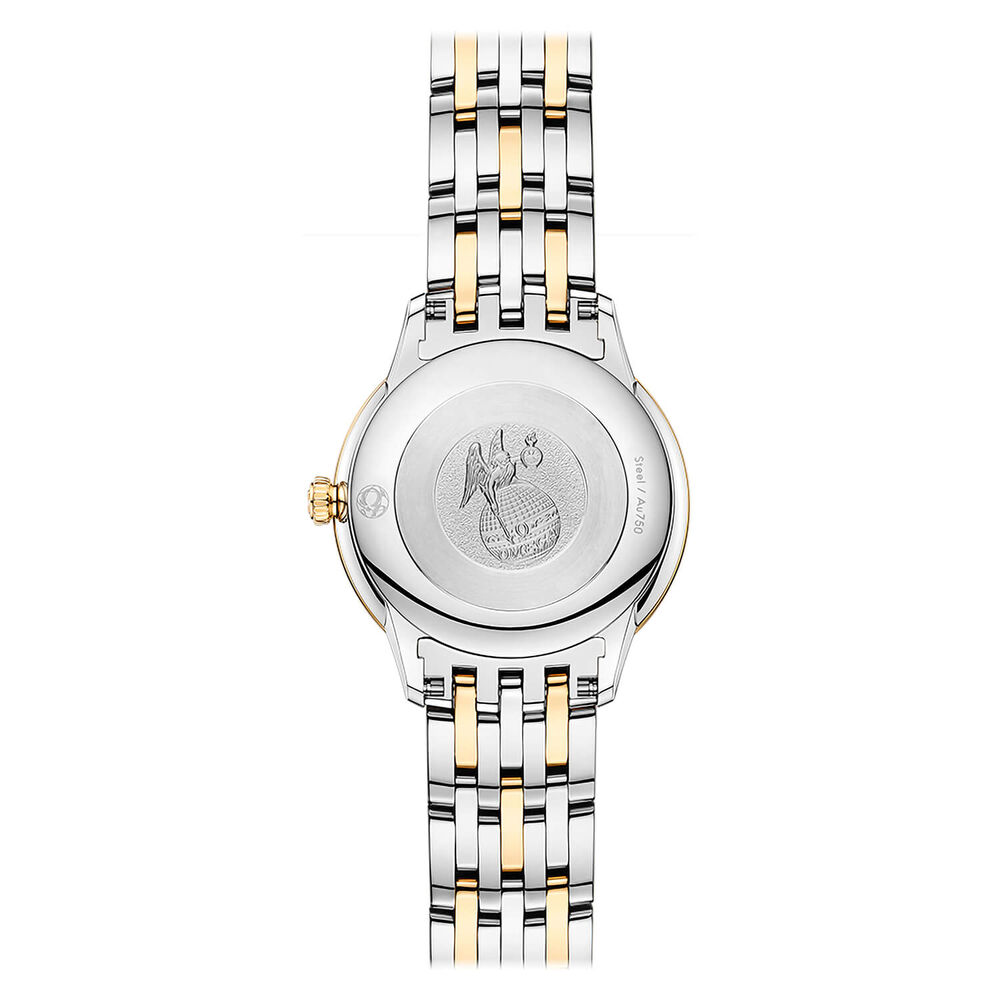 OMEGA De Ville Prestige Quartz 27.5mm Yellow Dial Bracelet Watch