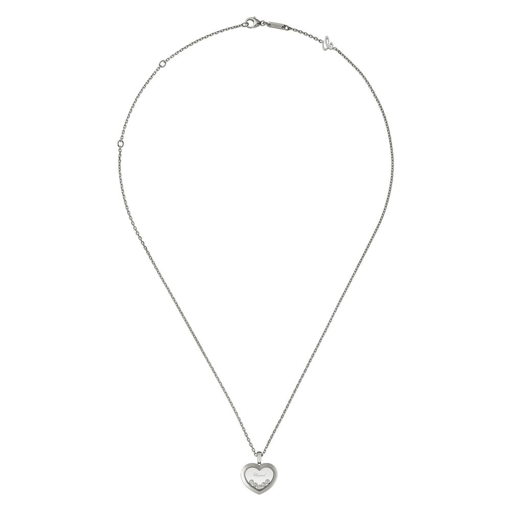 Chopard Happy Diamonds White Gold 0.25ct Diamond Necklace