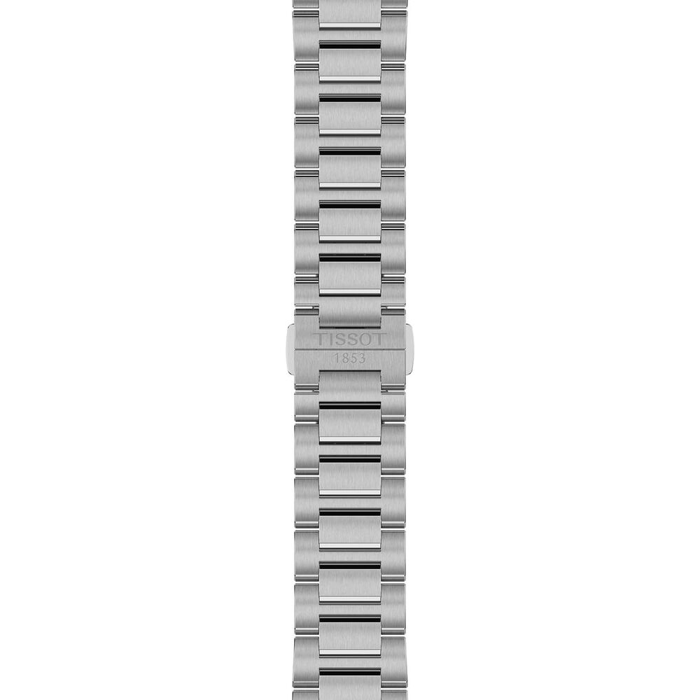 Tissot PRC 100 Solar 39mm Blue Dial Steel Bracelet Watch image number 5