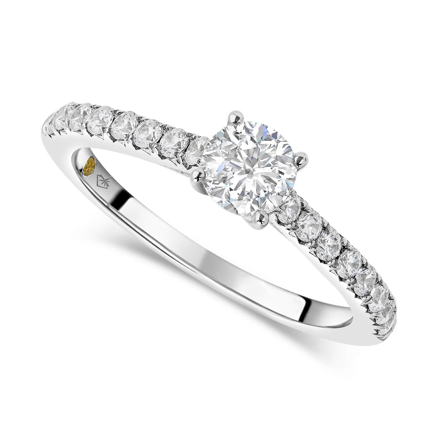Diamond white clearance gold