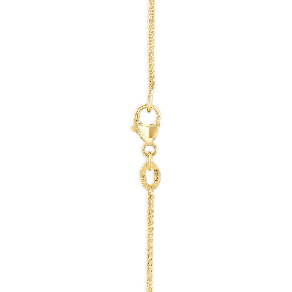 9ct Yellow Gold Franco Med 20' 3.4g Chain Necklace image number 1