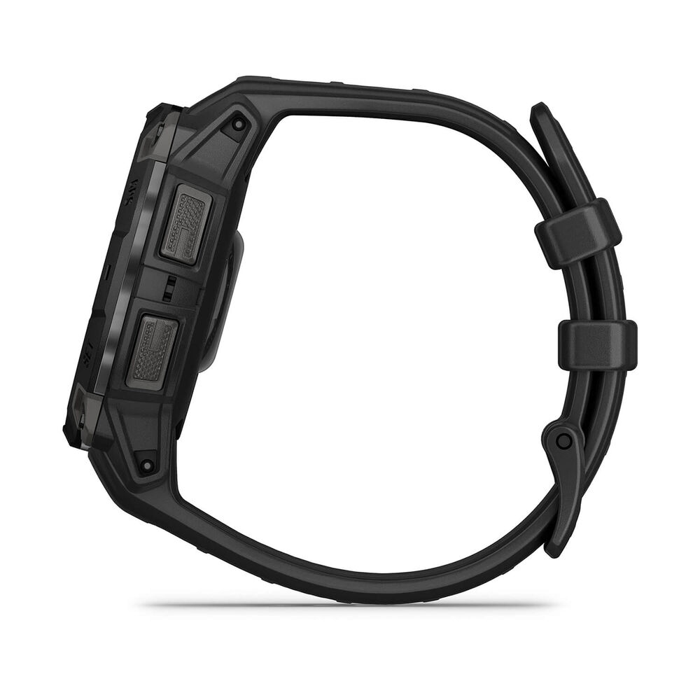 Garmin Instinct 3 AMOLED 45mm Black Bezel & Silicon Strap Watch image number 7