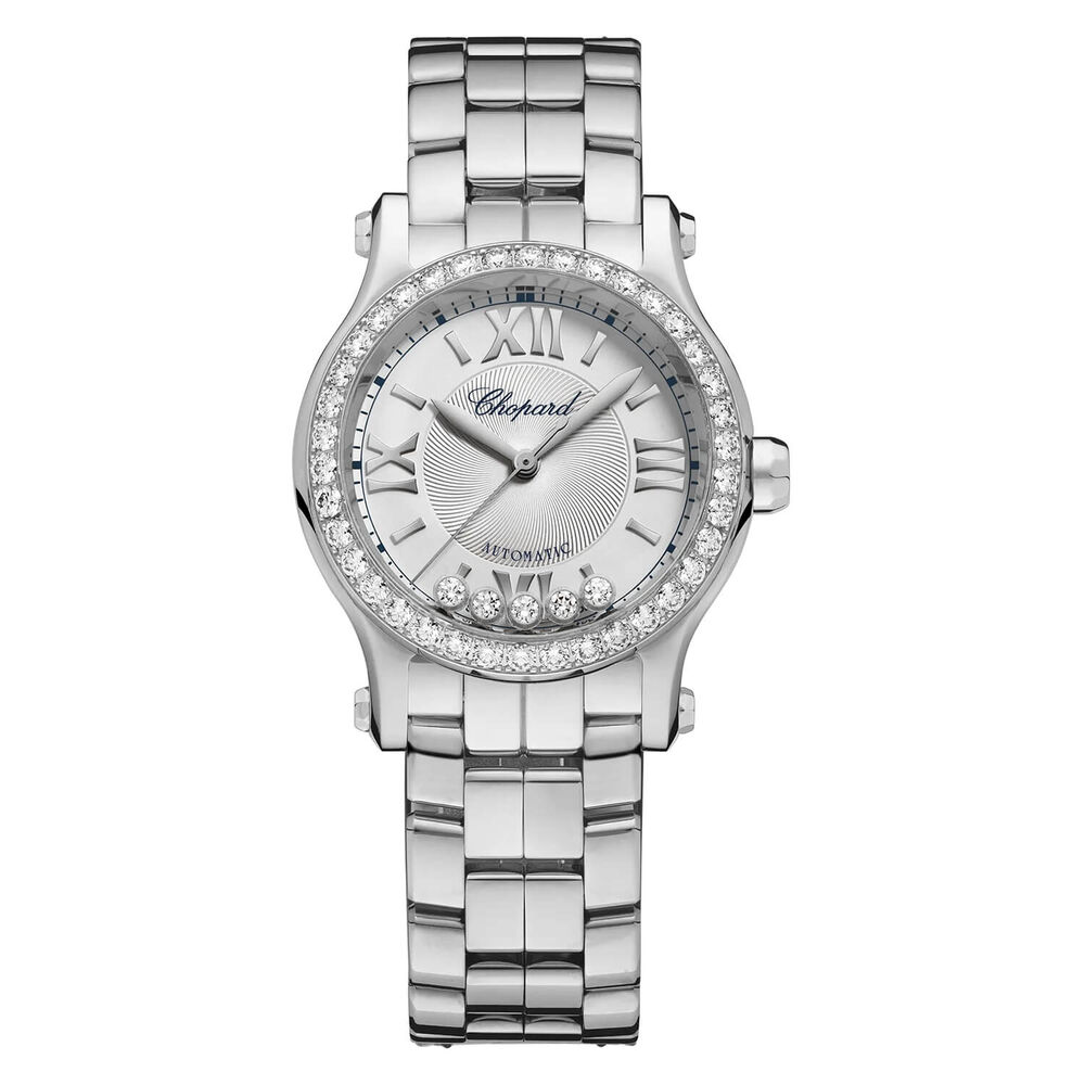 Chopard Happy Sport 30mm Silver Dial Bracelet Watch image number 0