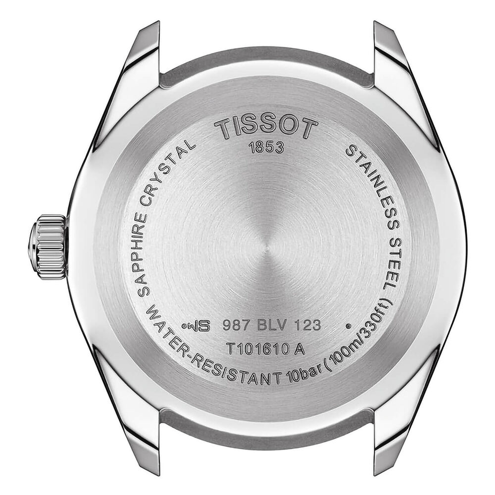 Tissot PR100 Sport 42mm Silver Dial Steel Case Brown Strap Watch
