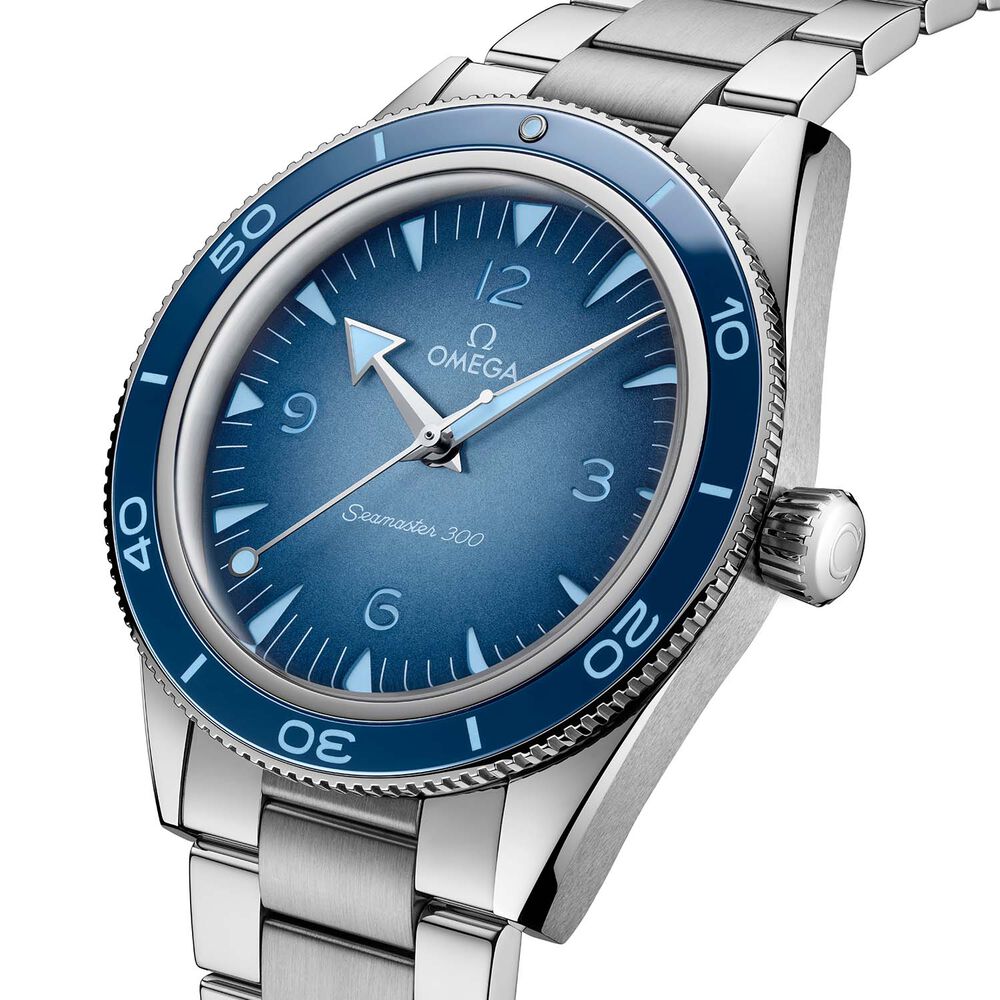OMEGA Seamaster 300 41mm Summer Blue Dial Bracelet Watch image number 1