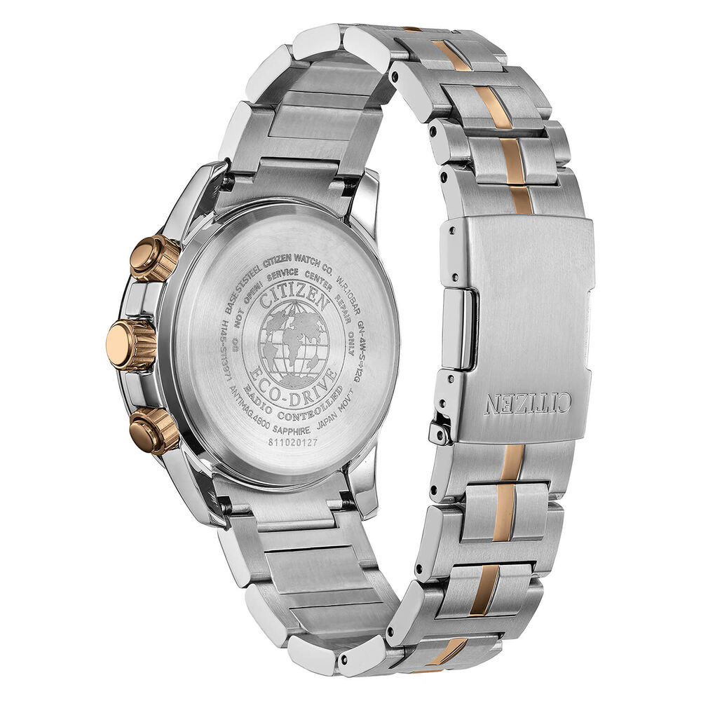 Citizen Eco-Drive Atomic Timekeeping PCAT  43mm Grey Dial Steel Bracelet Watch