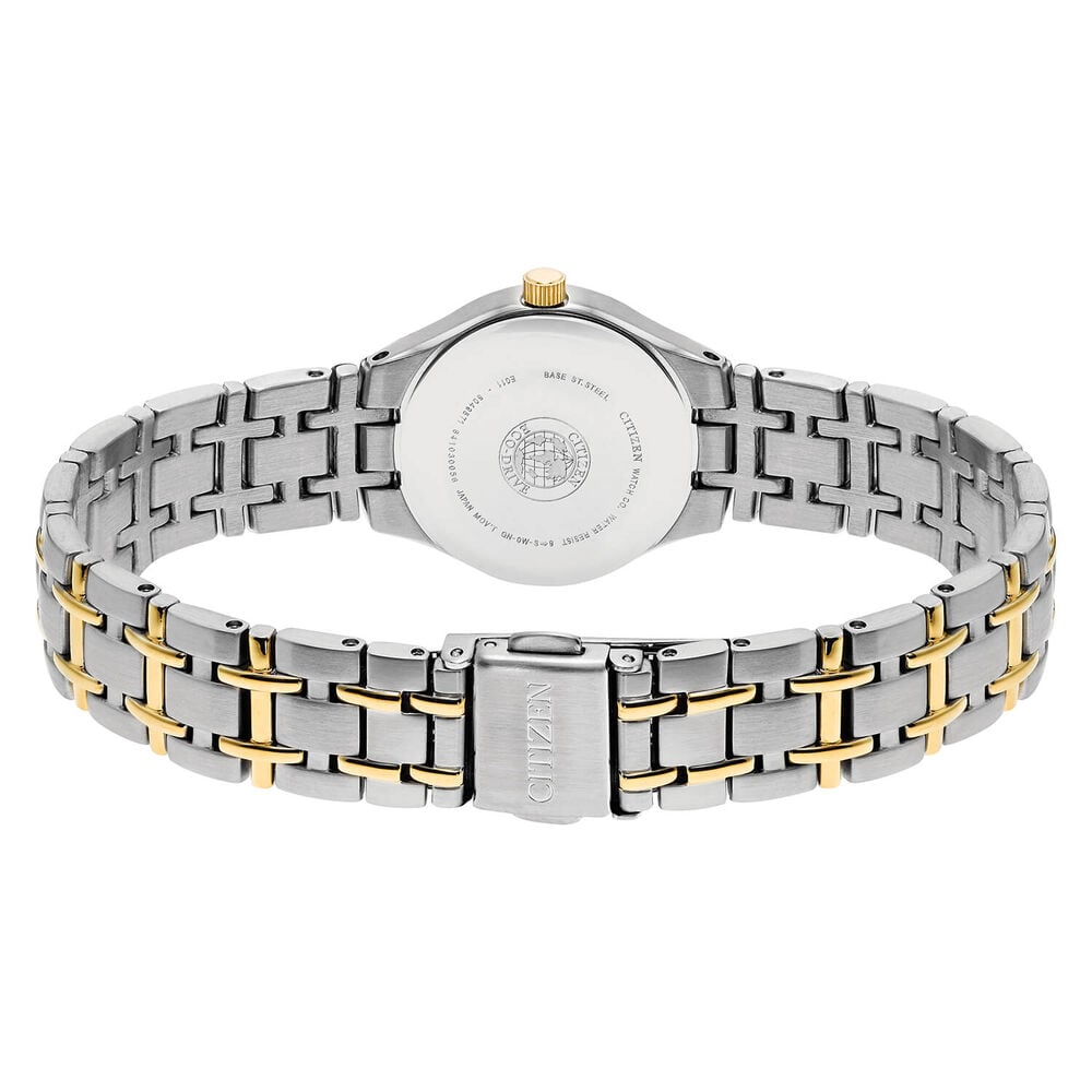 Citizen Eco-Drive Silhouette ladies' two-tone bracelet watch image number 3