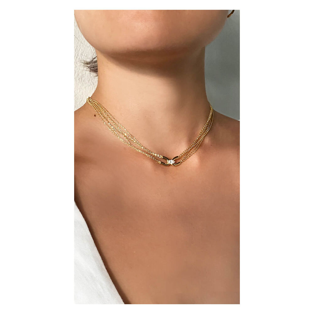 CARAT* London Cyndi Yellow Gold Vermeil Necklace