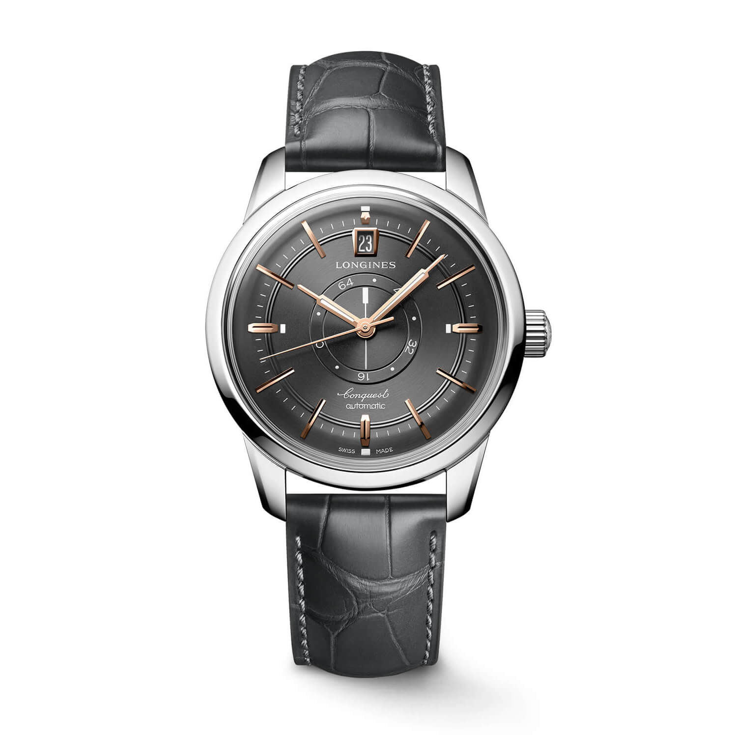 Longines Conquest Heritage Central Power Anthracite Watch