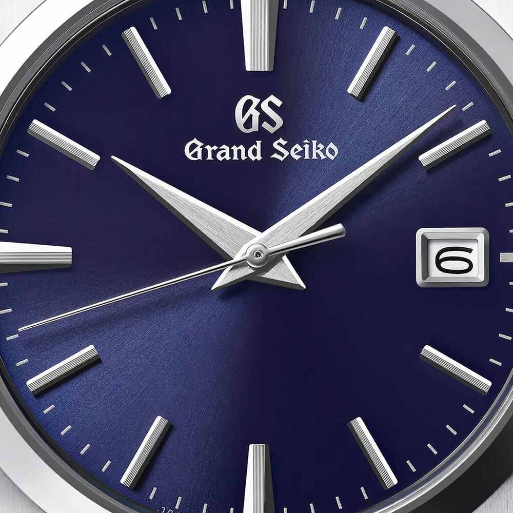 Grand Seiko Heritage 37mm Blue Dial Steel Bracelet Watch