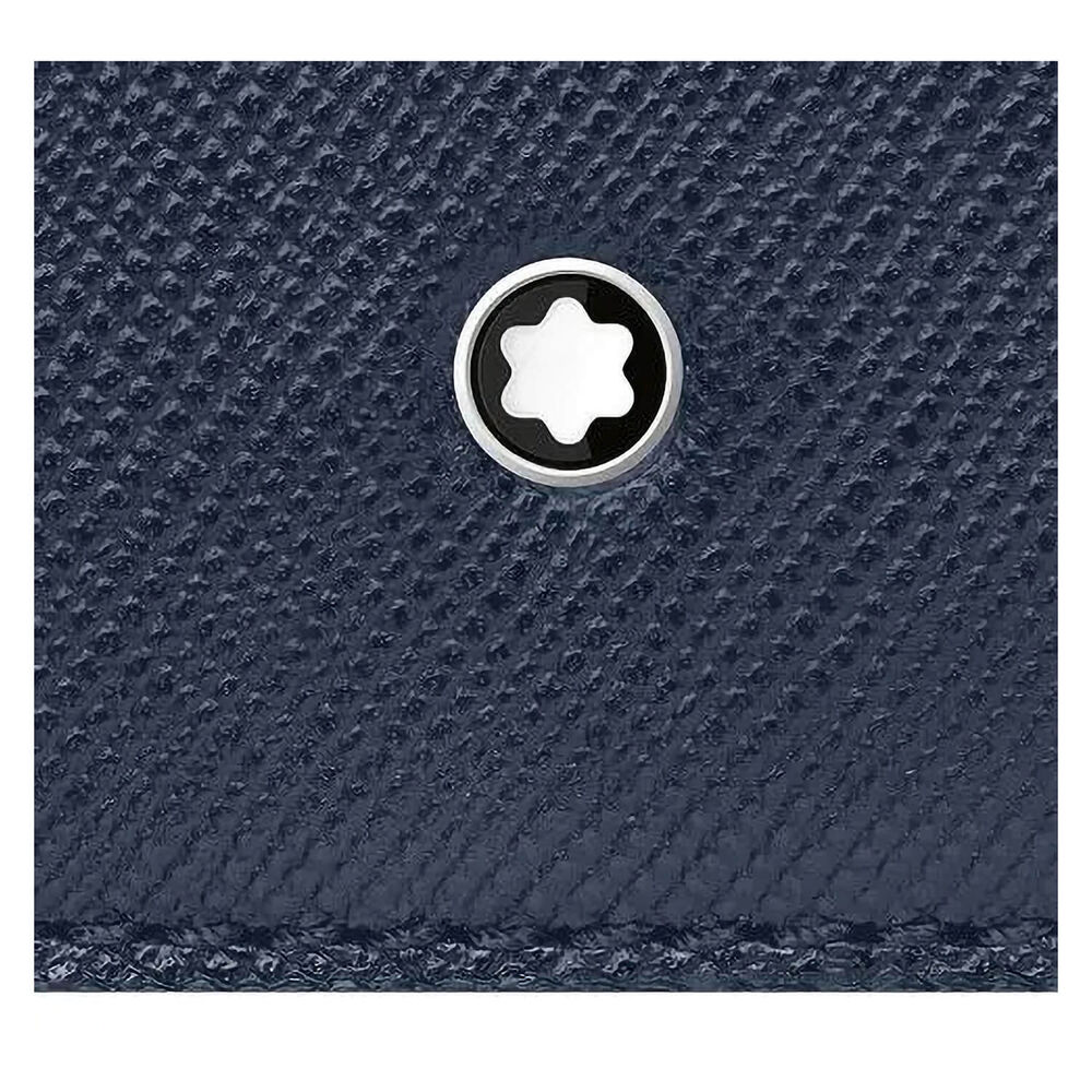 Montblanc Sartorial Blue Leather Business Card Holder image number 2
