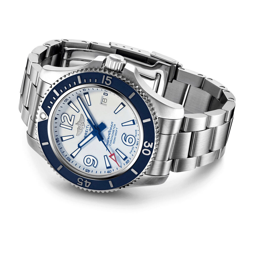 Breitling Superocean White Dial & Steel Bracelet Automatic 42mm Watch