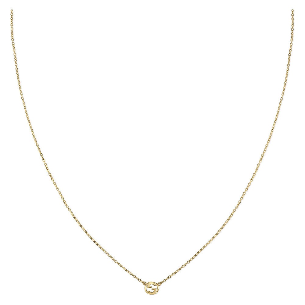 Gucci Interlocking G 18ct Yellow Gold Necklace