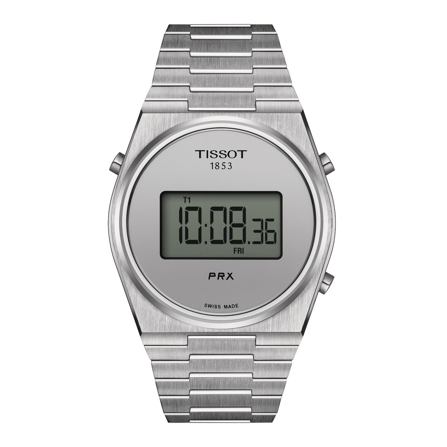 Digital silver watch hotsell