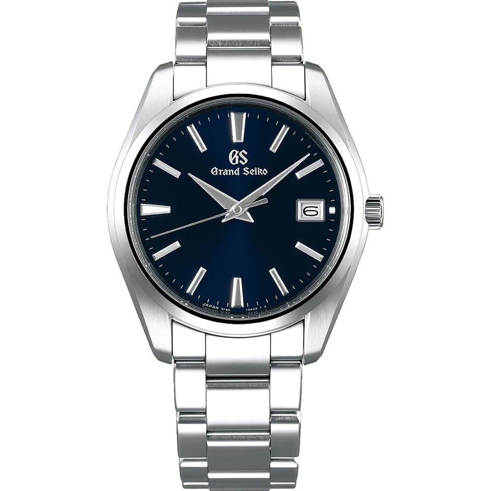 Grand Seiko Heritage Quartz 40mm Blue Dial Steel Bracelet Watch image number 0