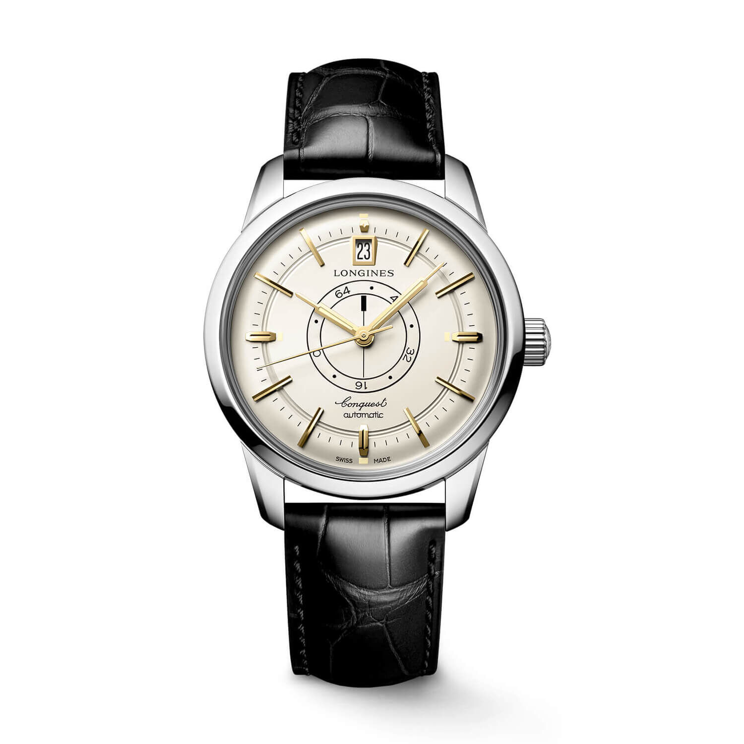 Longines Conquest Heritage Central Power Champagne Watch