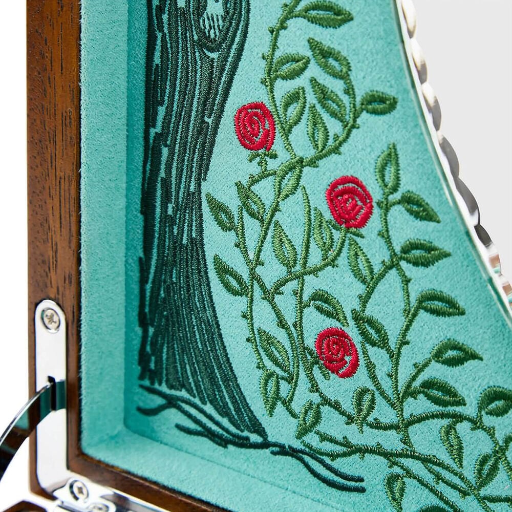 WOLF Ballet Sleeping Beauty Walnut Wood Musical Jewellery Box