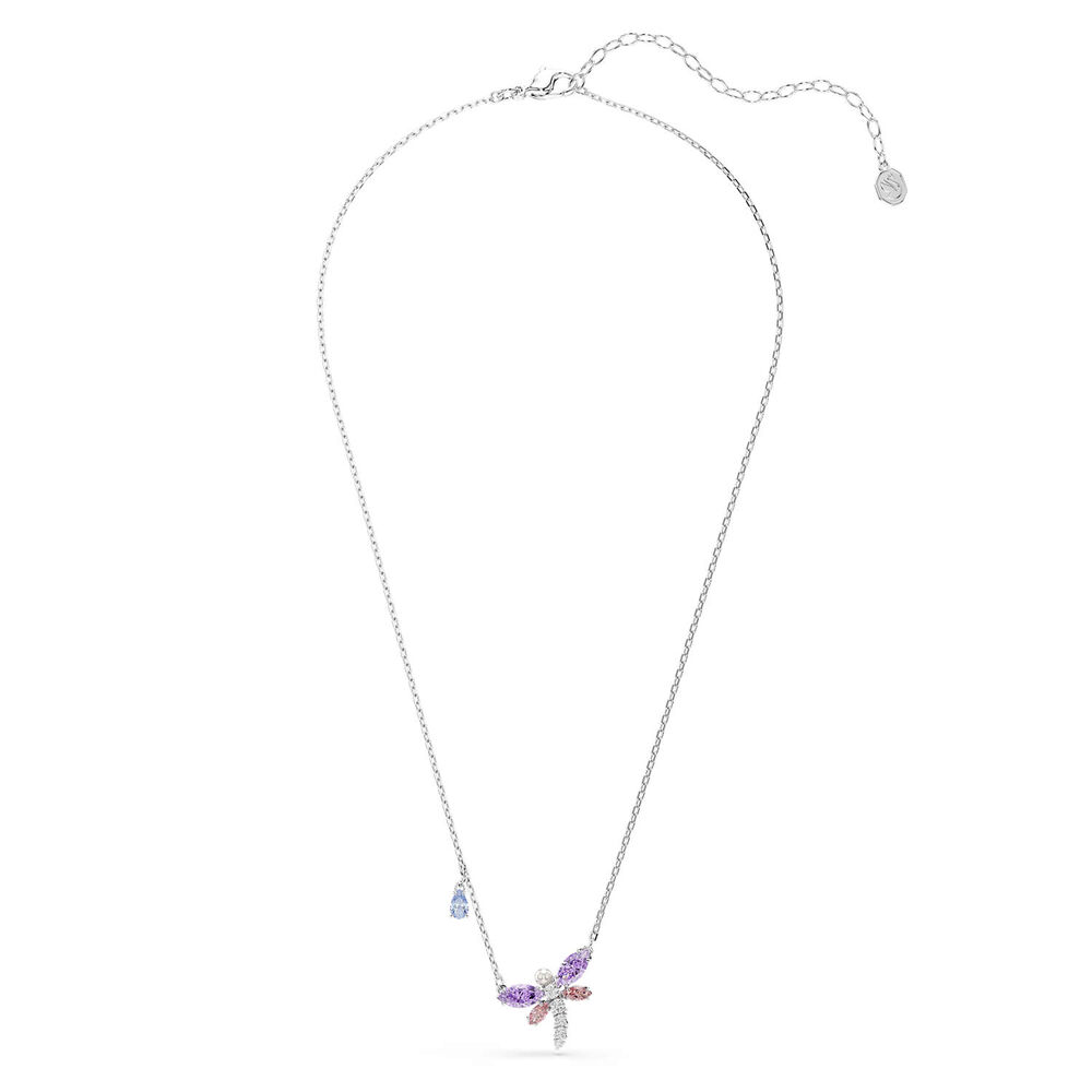 Swarovski x Ariana Grande Multicoloured Crystals & Cubic Zirconia Dragonfly Pendant
