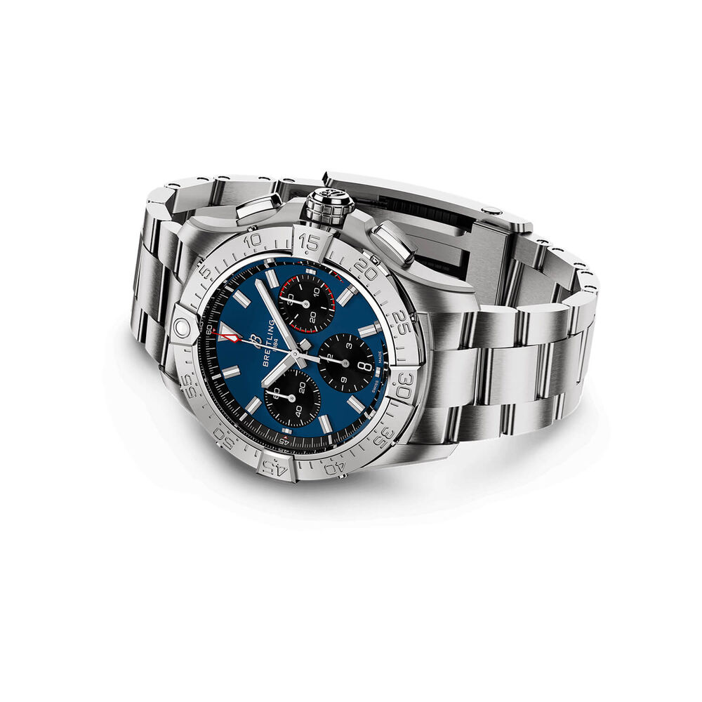 Breitling Avenger B01 Chronograph 42mm Blue Dial Steel Bracelet Watch image number 2