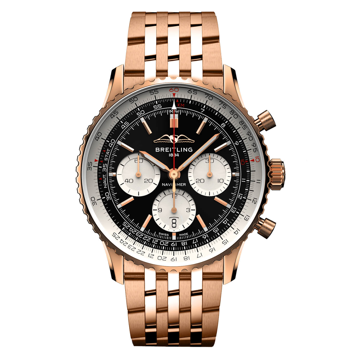 Breitling navitimer red gold 2025