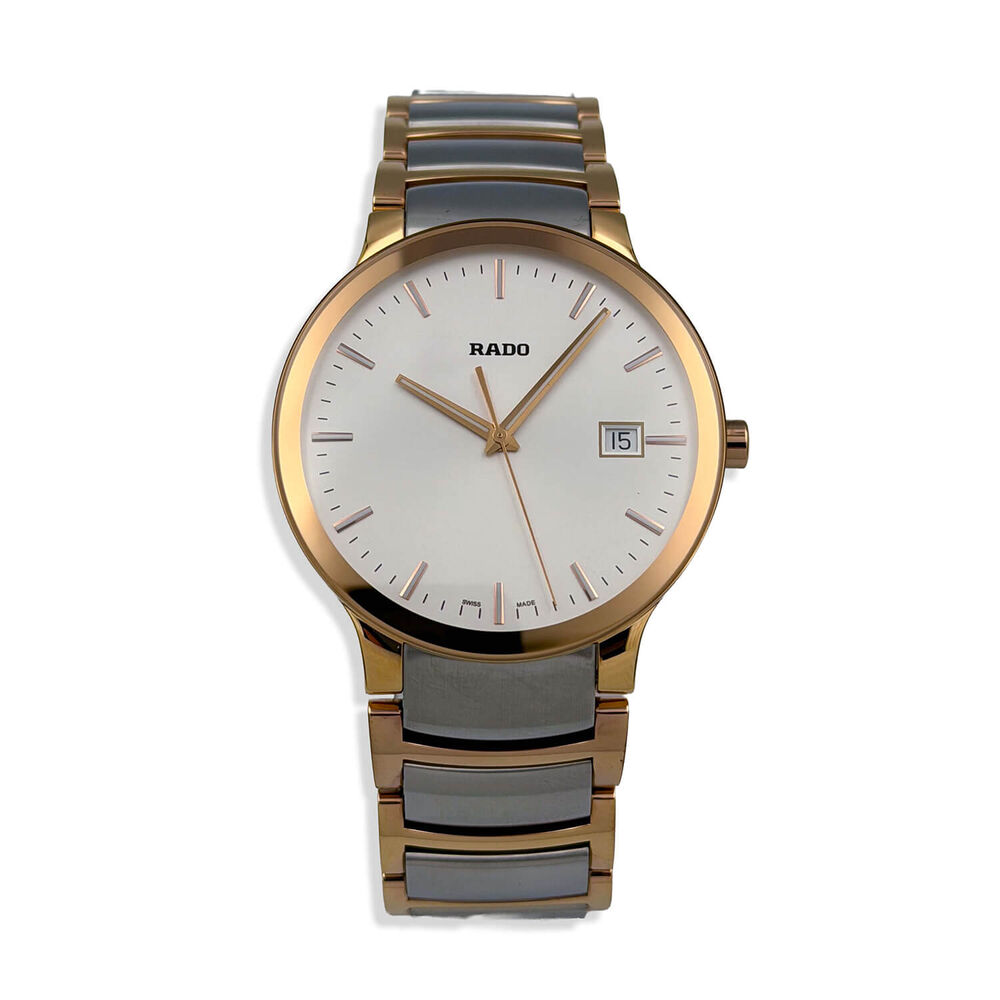 Pre-Owned Rado Hyperchrome 36mm White Dial Ceramic Bracelet Watch