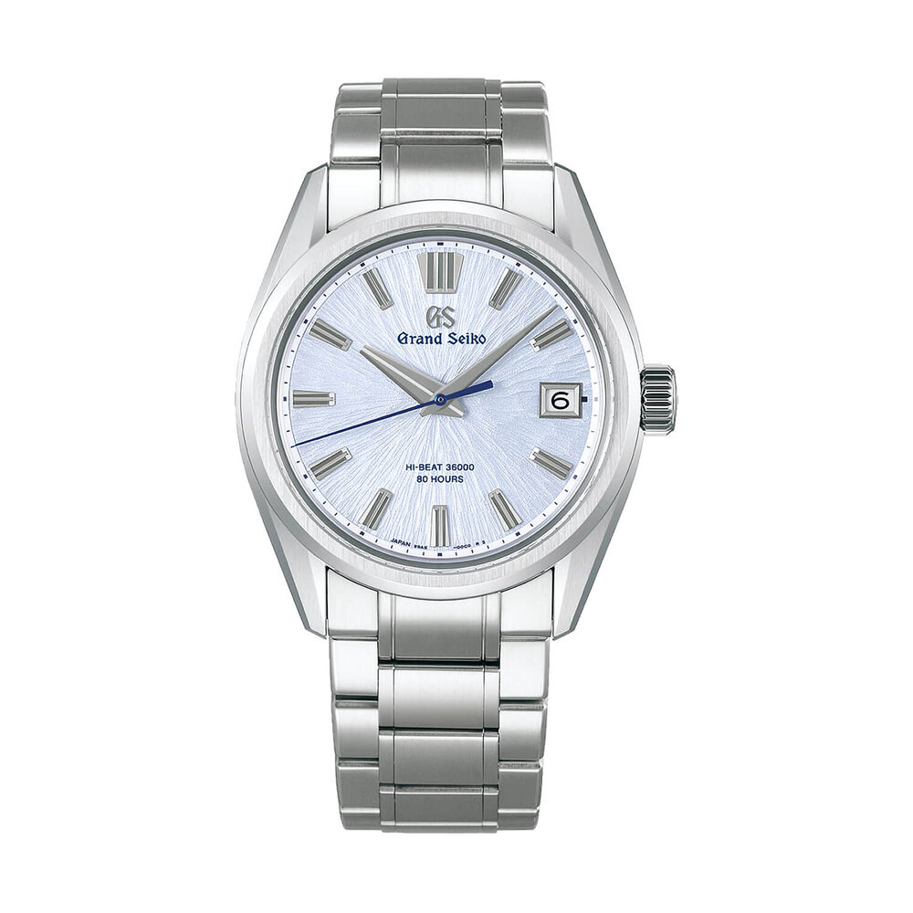 Grand Seiko Evolution 9 'Mountainscape' Limited Edition 40mm Blue Dial Steel Bracelet Watch