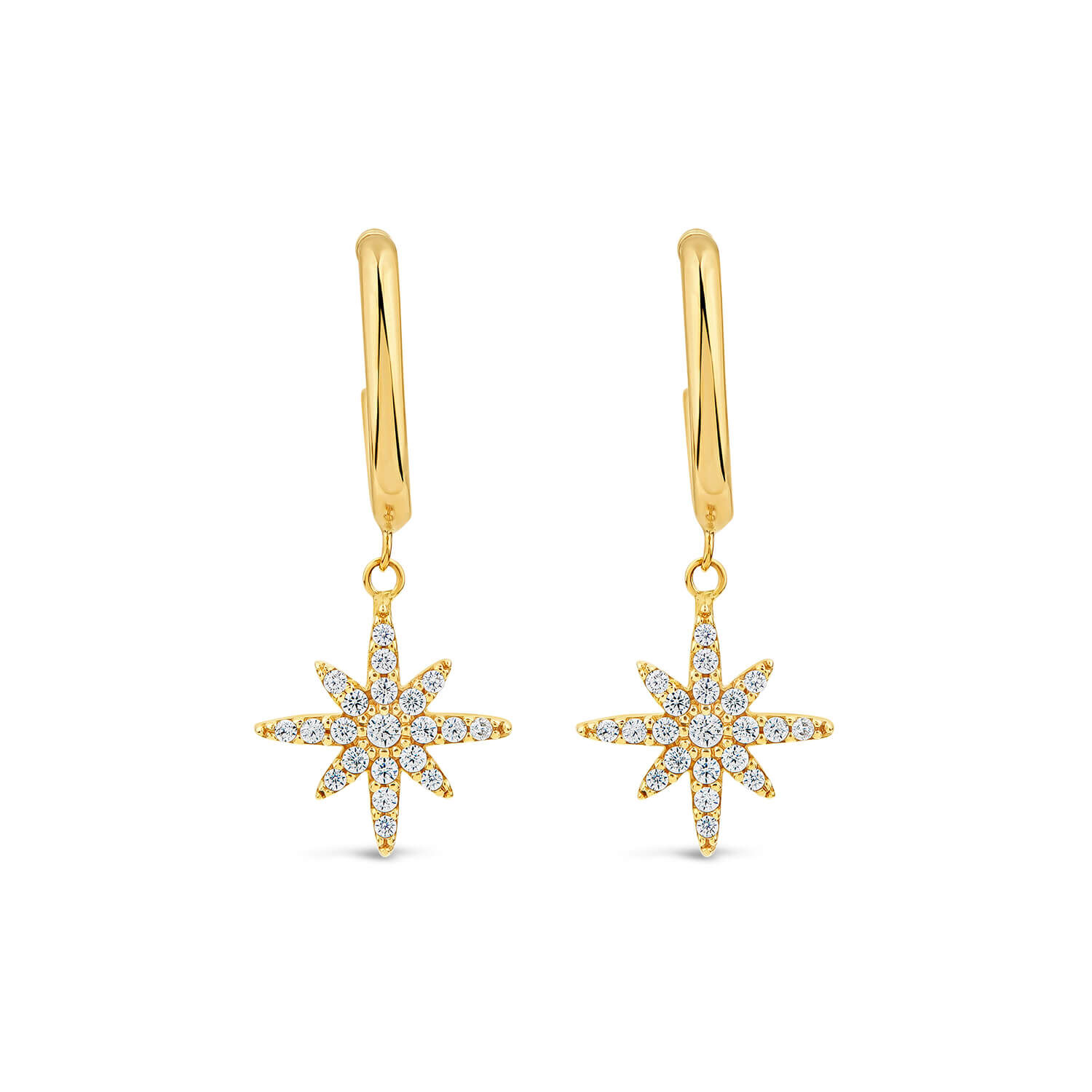 Northern top star earrings
