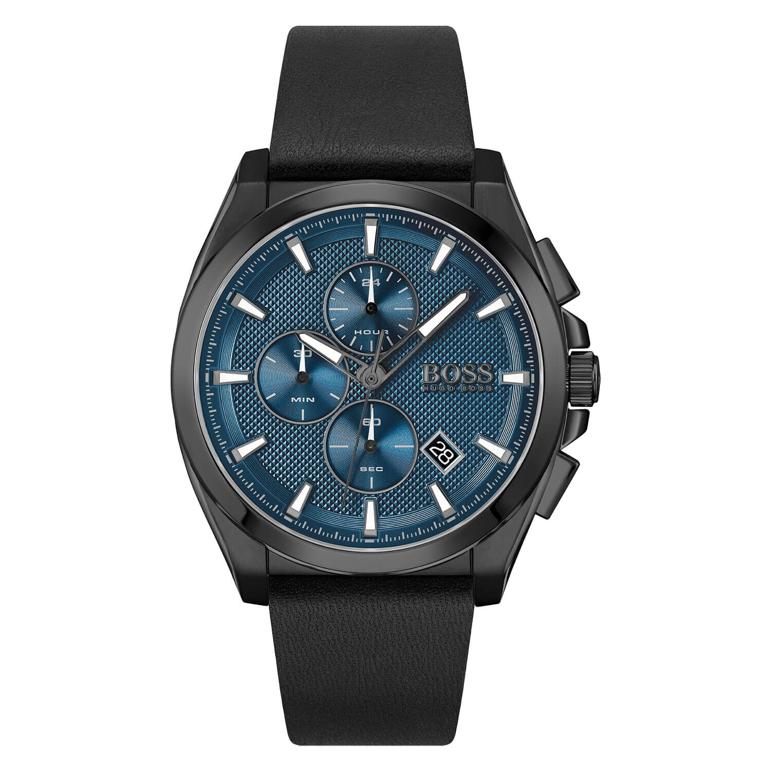 Hugo boss watches rubber strap sales