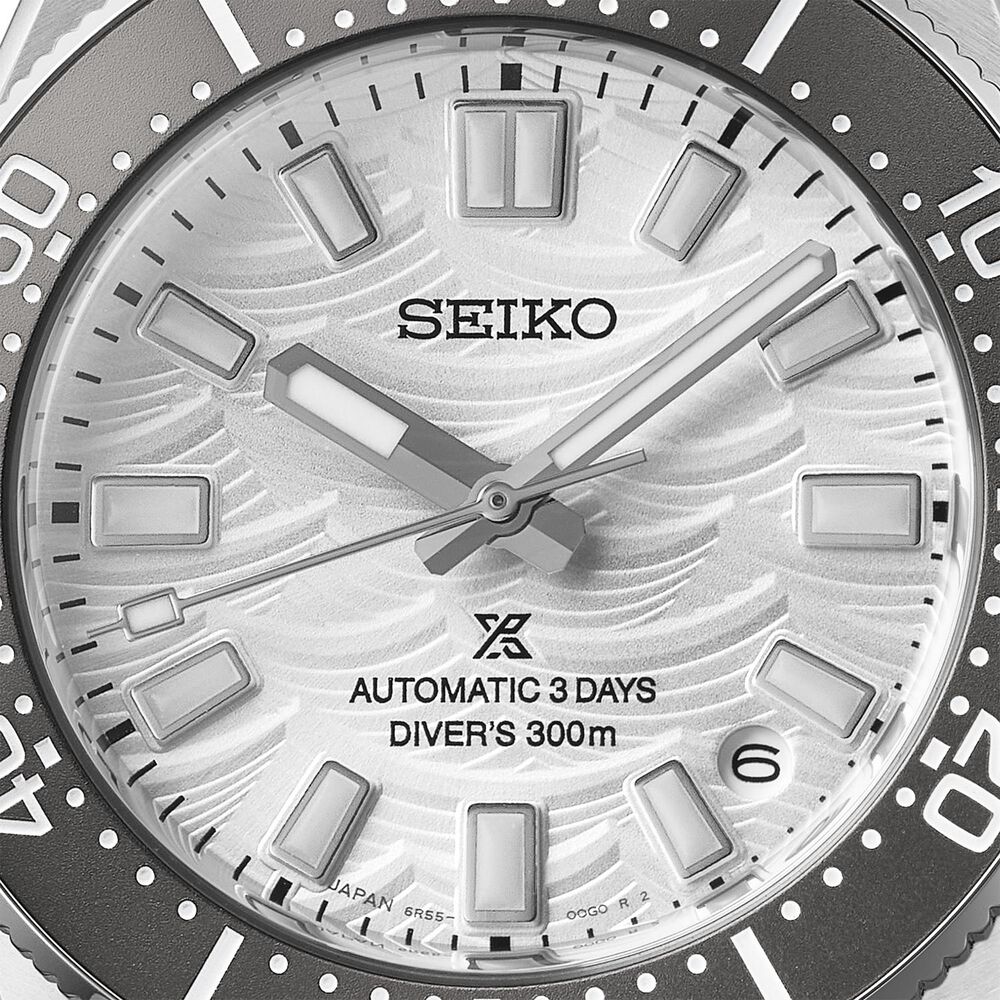 Seiko Prospex 1965 Heritage Diver’s 60th Anniversary Edition 40mm Silver Dial Bracelet Watch image number 4