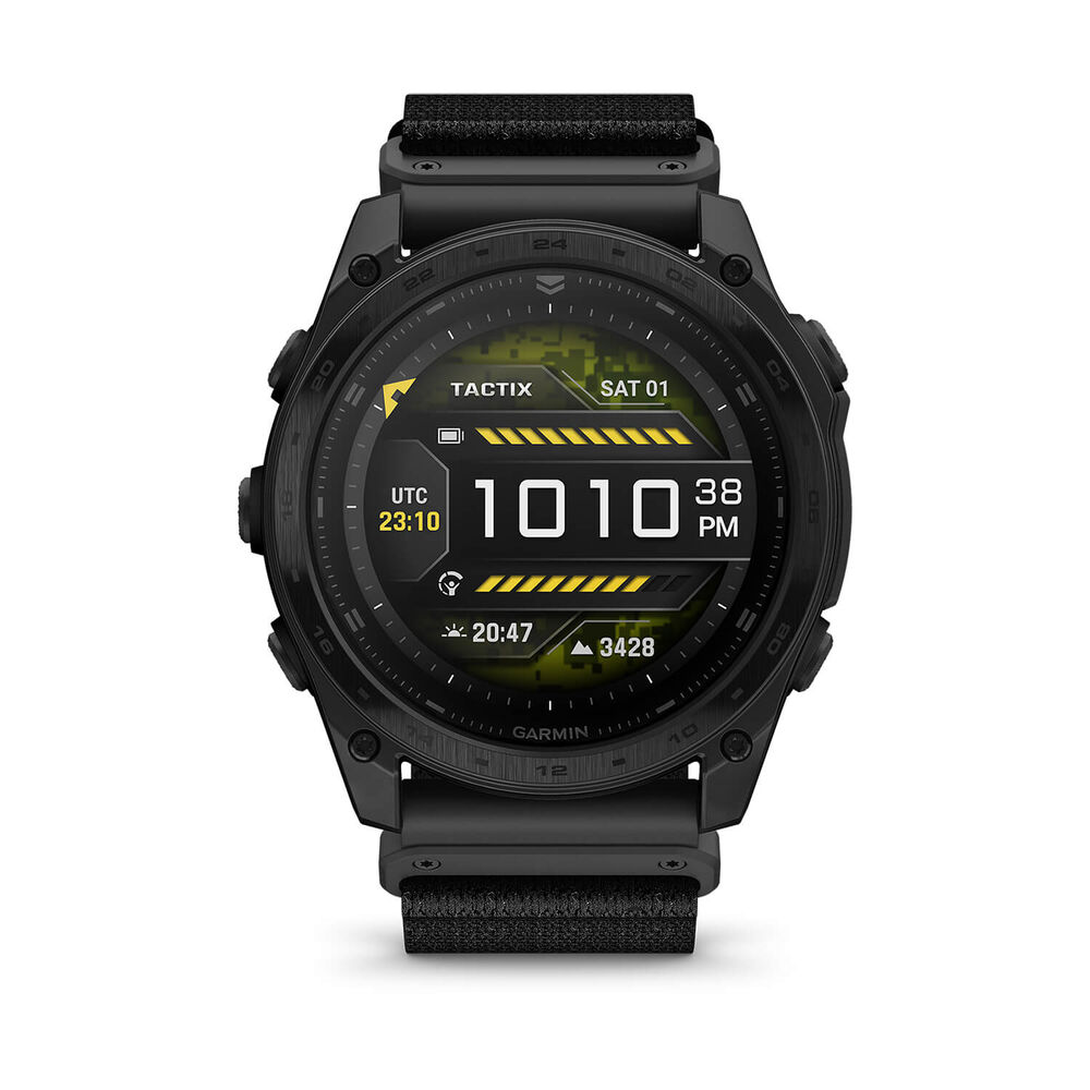 Garmin tactix® 8 AMOLED 51mm Dial Black Silicon Strap Watch image number 3