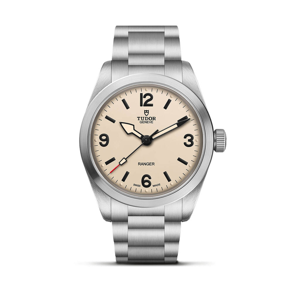 TUDOR Ranger 36mm Dune White Dial Steel Bracelet Watch