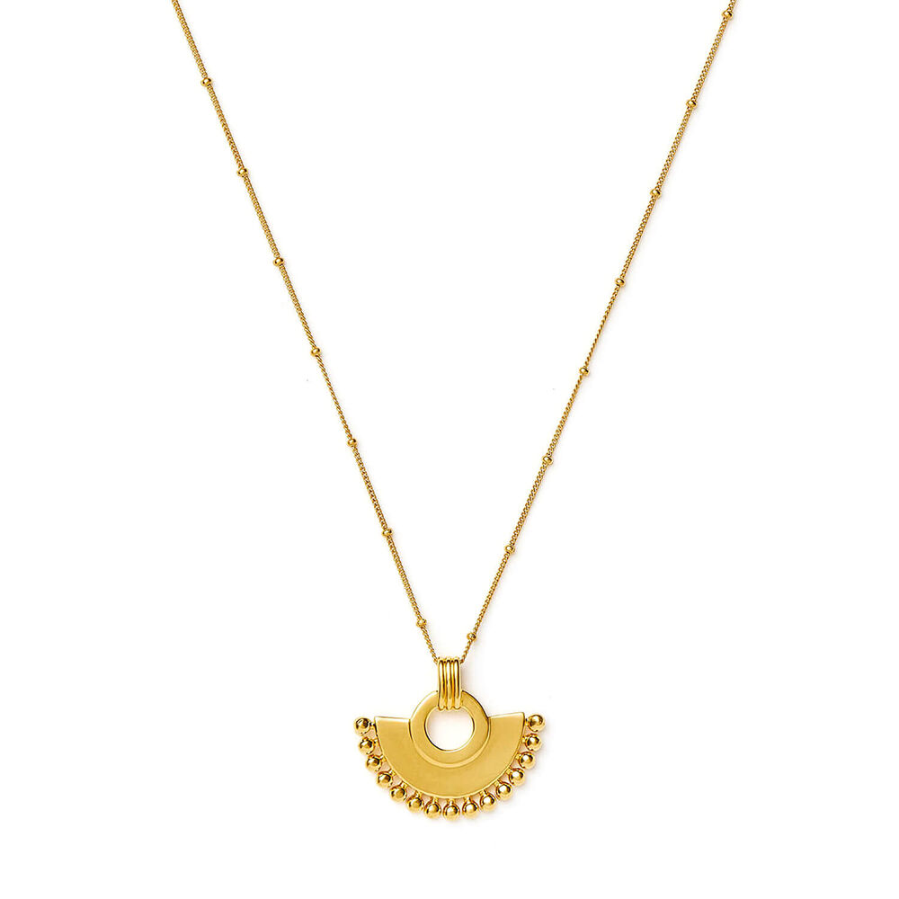 Missoma 18ct Gold Plated Brass Zenyu Fan Necklace