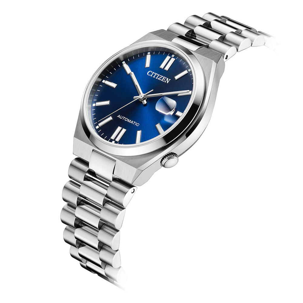 Citizen Tsuyosa 40mm Blue Dial Steel Case Bracelet Watch image number 3