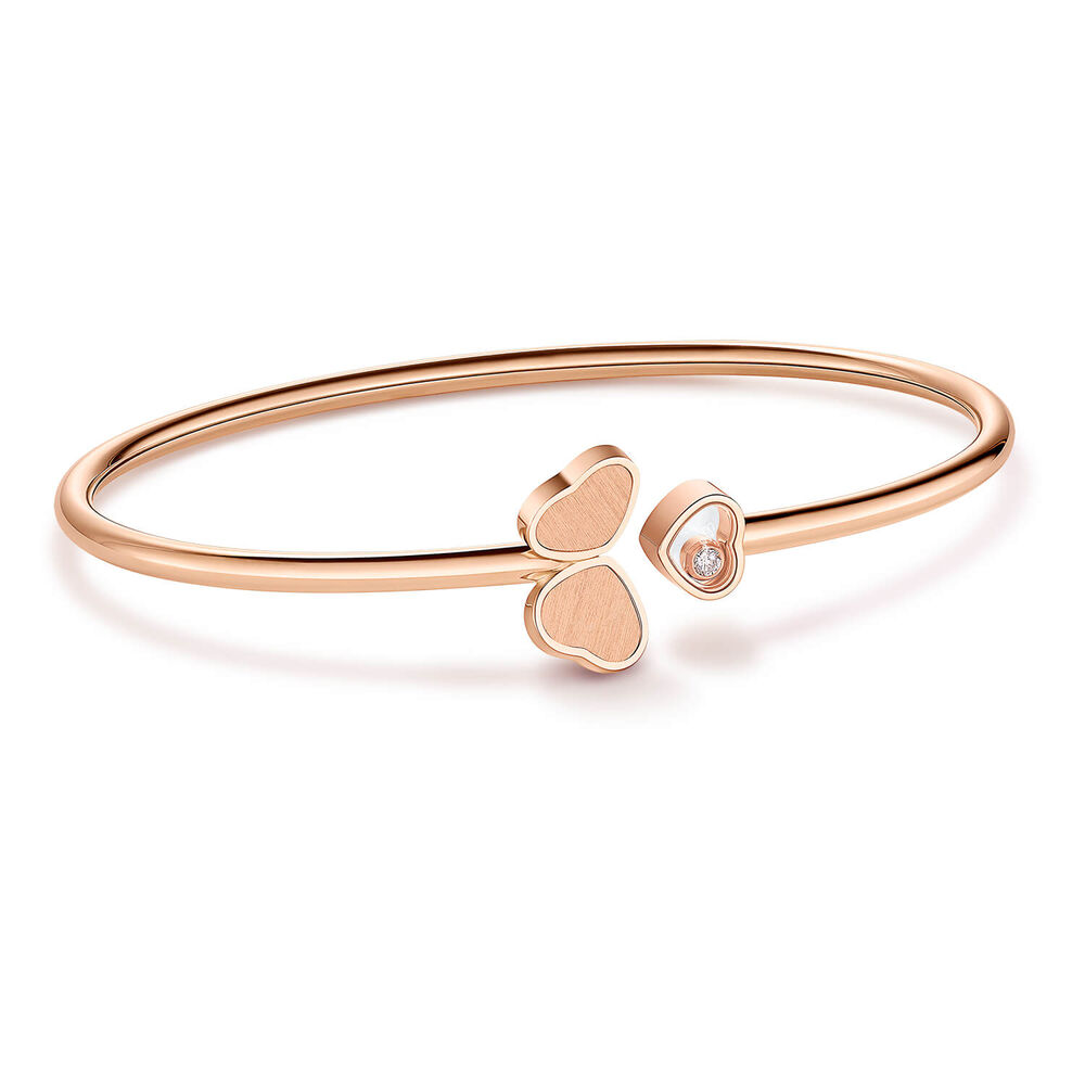 Chopard Happy Hearts 18ct Rose Gold Bangle image number 0