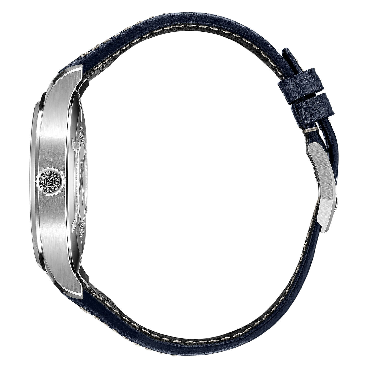 IWC Pilot Mark18 40mm Blue Dial Leather Strap Watch