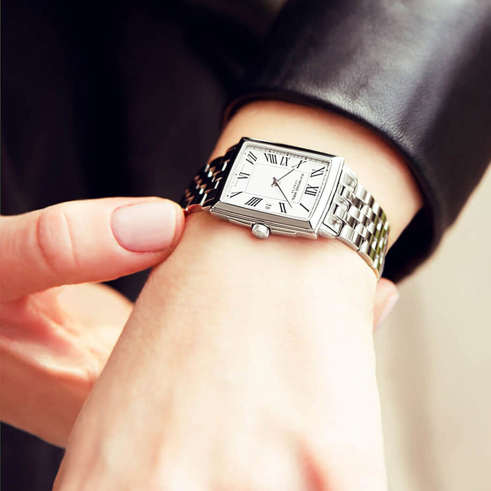 Raymond Weil Toccata 22.6mmx 28.1mm White Dial Bracelet Watch image number 4