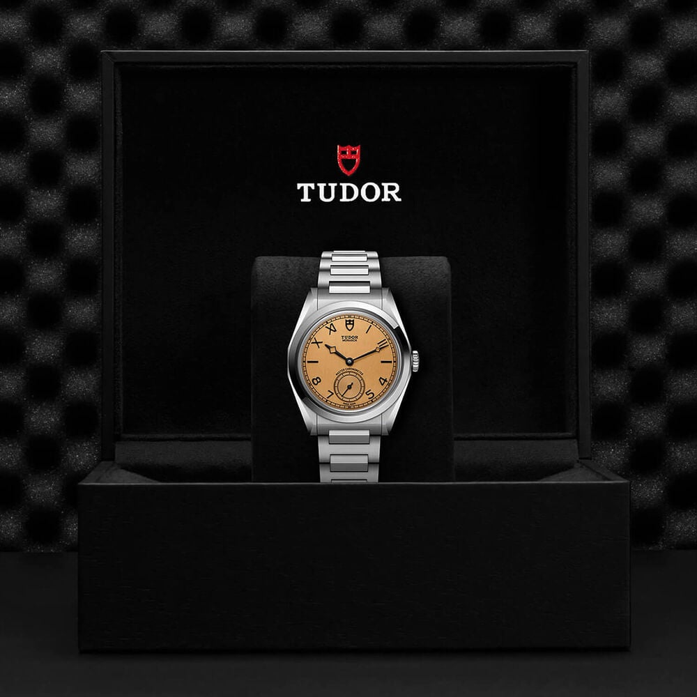 TUDOR Monarch 39mm Dark Champagne Dial Stainless Steel Bracelet Watch