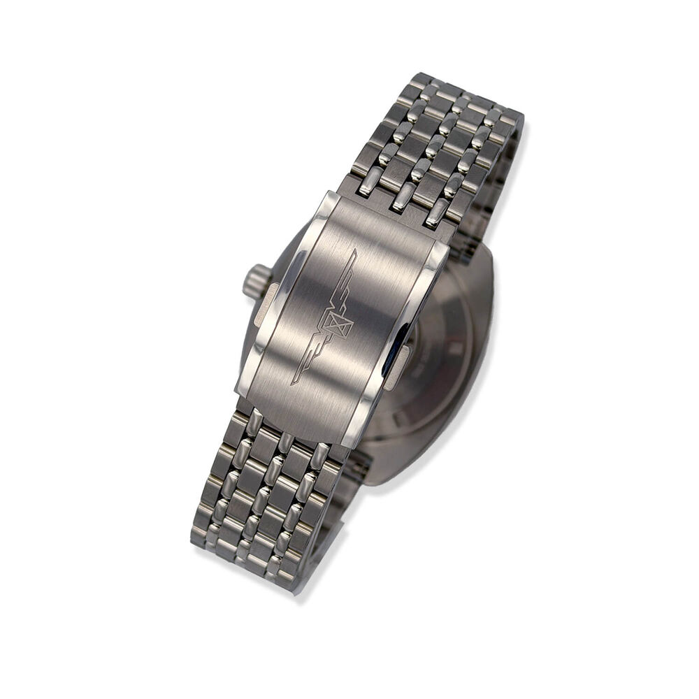 Pre-Owned Longines Heritage Ultra-Chron 43mm Black Dial Steel Bracelet Watch image number 2