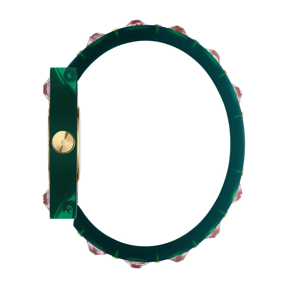 Gucci Fashion Plexi Pearl & Gemstone 24mm Ladies' Watch image number 1
