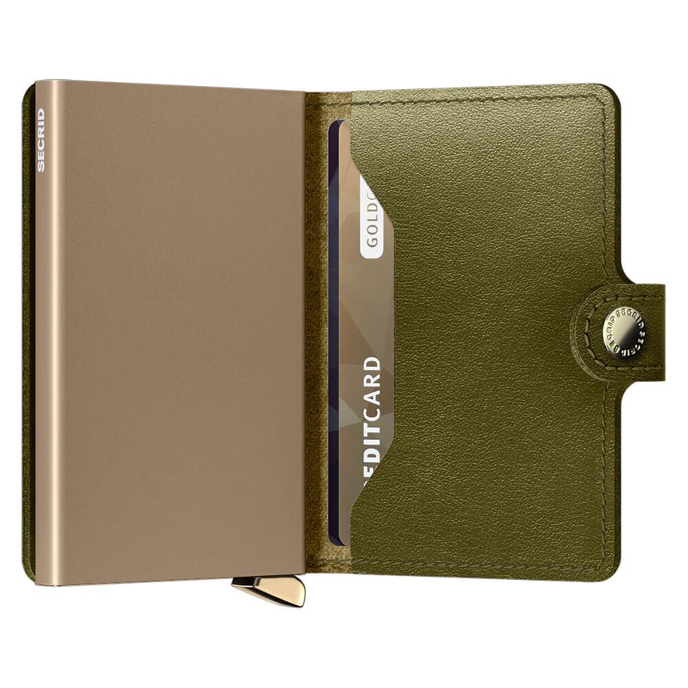 Secrid Dusk Olive Green Vegetable Tanned Miniwallet image number 2