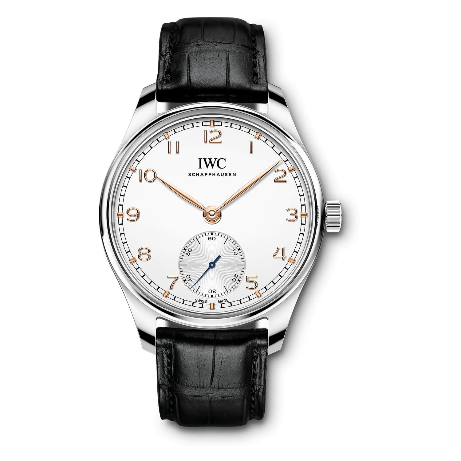 IWC Schaffhausen Portugieser 40mm White Dial Rose Gold Watch