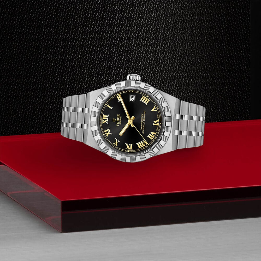 TUDOR Royal 36mm Black Dial Stainless Steel Bracelet Watch