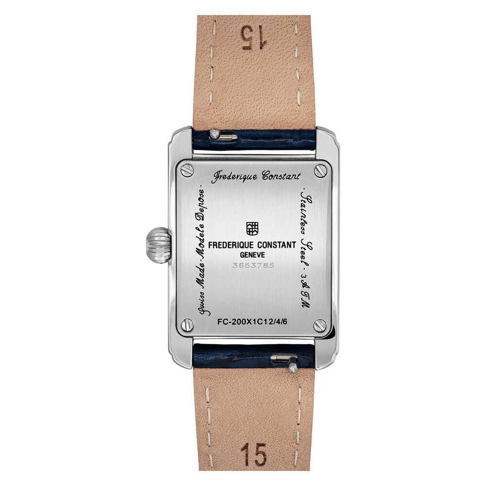 Frederique Constant Classics Carree Blue Strap Ladies Watch image number 1