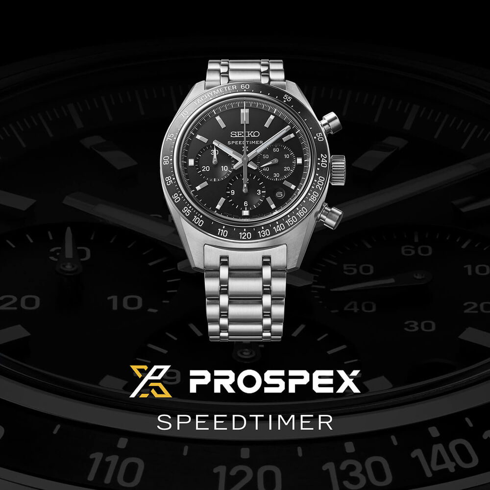 Seiko Prospex Speedtimer ‘Maximum Precision’ 8R Mechanical Chronograph 42mm Dial Bracelet Watch image number 8